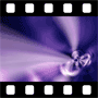 Purple vortex video background