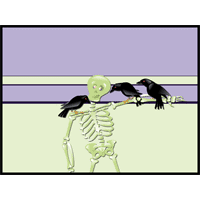 Skelly and crows qx