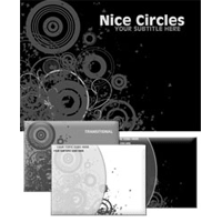 Nice circles powerpoint template