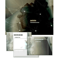 Particles powerpoint template