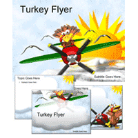 Turkey flyer powerpoint template