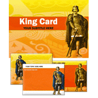 King card powerpoint template