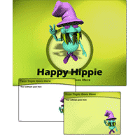 Happy Hippie PowerPoint template