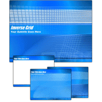 Inverse Grid PowerPoint template