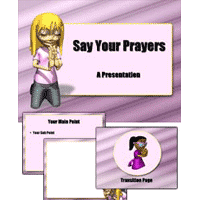 Say your prayers power point theme
