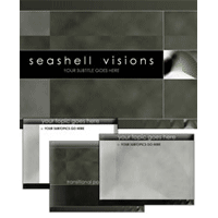 Seashell visions power point theme