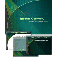 Spectral geometry power point theme