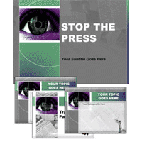 Stop the press power point theme