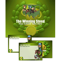 The winning steed power point theme