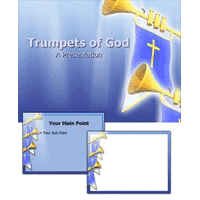 Trumpets of god power point theme