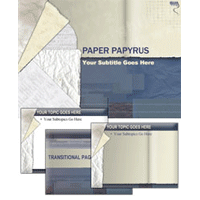 Paper papyrus powerpoint template