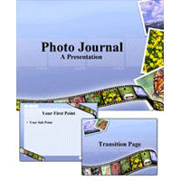 Photo journal powerpoint template