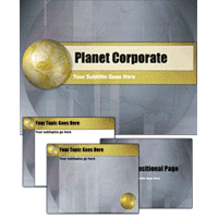 Planet corporate powerpoint template