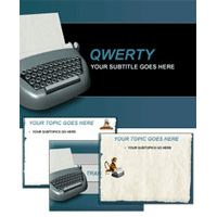 Qwerty powerpoint template
