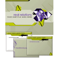 Real relations powerpoint template