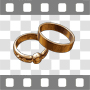 Wedding rings rotating