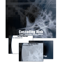 Cascading web powerpoint template