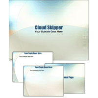 Cloud skipper power point template