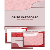 Crisp cardboard powerpoint template