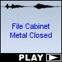 File Cabinet Metal Closed