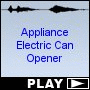 Appliance Electric Can Opener