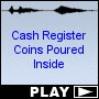 Cash Register Coins Poured Inside