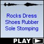 Rocks Dress Shoes Rubber Sole Stomping