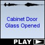 Cabinet Door Glass Opened