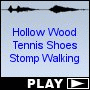 Hollow Wood Tennis Shoes Stomp Walking