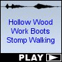 Hollow Wood Work Boots Stomp Walking