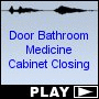 Door Bathroom Medicine Cabinet Closing