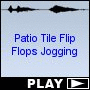 Patio Tile Flip Flops Jogging