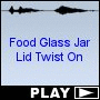 Food Glass Jar Lid Twist On