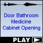 Door Bathroom Medicine Cabinet Opening