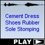 Cement Dress Shoes Rubber Sole Stomping