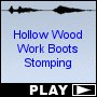 Hollow Wood Work Boots Stomping