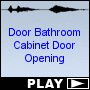 Door Bathroom Cabinet Door Opening