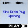 Sink Drain Plug Opening