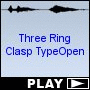 Three Ring Clasp TypeOpen