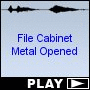 File Cabinet Metal Opened