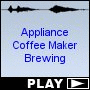 Appliance Coffee Maker Brewing