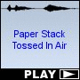 Paper Stack Tossed In Air