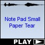 Note Pad Small Paper Tear
