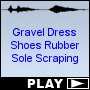 Gravel Dress Shoes Rubber Sole Scraping