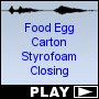 Food Egg Carton Styrofoam Closing