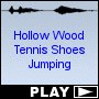 Hollow Wood Tennis Shoes Jumping