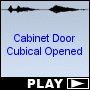 Cabinet Door Cubical Opened