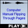 Computer Manual Flipping Through Pages