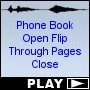 Phone Book Open Flip Through Pages Close