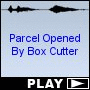 Parcel Opened By Box Cutter